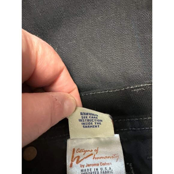 Citizens Of Humanity Black Low Rise Skinny Womens Jeans Size 27 - Picture 10 of 14